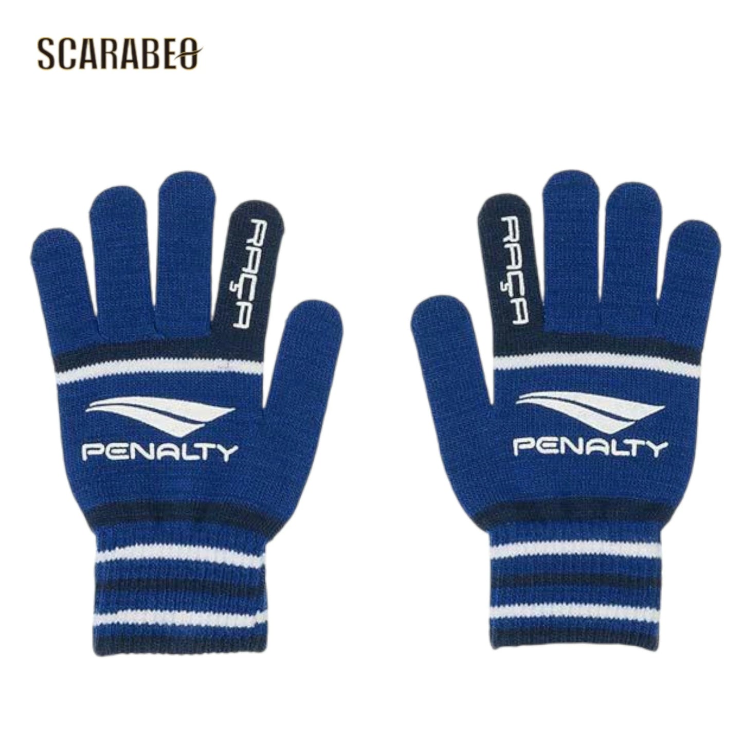 ペナルティ 手袋 ジュニア 防寒 フットサル サッカー キッズ グローブ 冬用 ニットグローブ PEF4530J ブルー(PENALTY) pef4530
