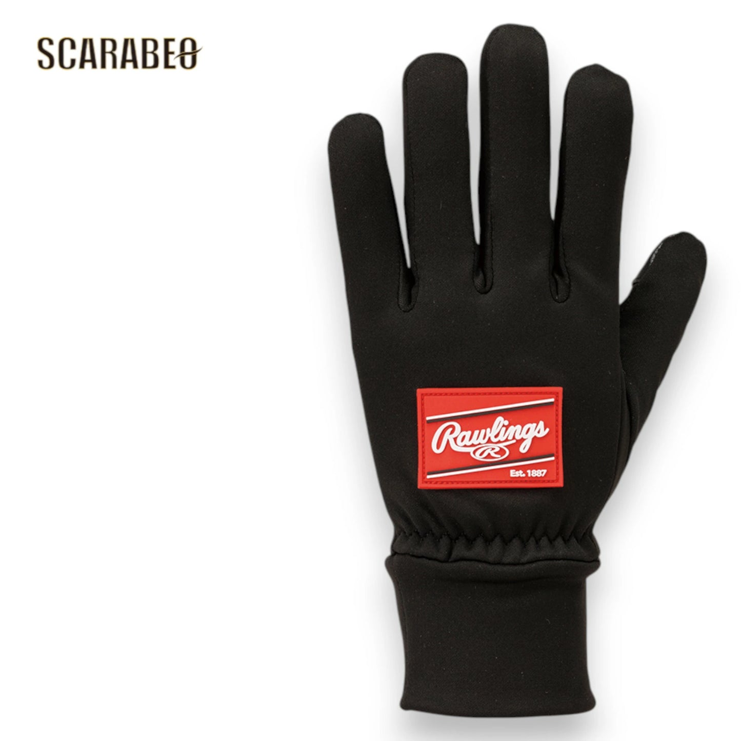 ローリングス ジュニア フリース手袋 防寒 グローブ スマホ対応 EAC14F06J 裏起毛 子供 キッズ 冬用 ブラック/レッド ブラック/ロイヤル eac14f06j