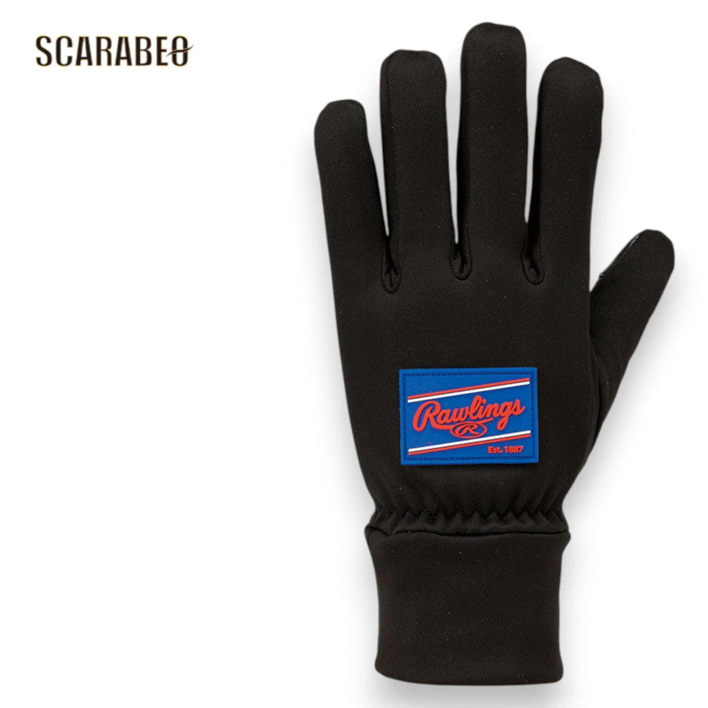 ローリングス ジュニア フリース手袋 防寒 グローブ スマホ対応 EAC14F06J 裏起毛 子供 キッズ 冬用 ブラック/レッド ブラック/ロイヤル eac14f06j