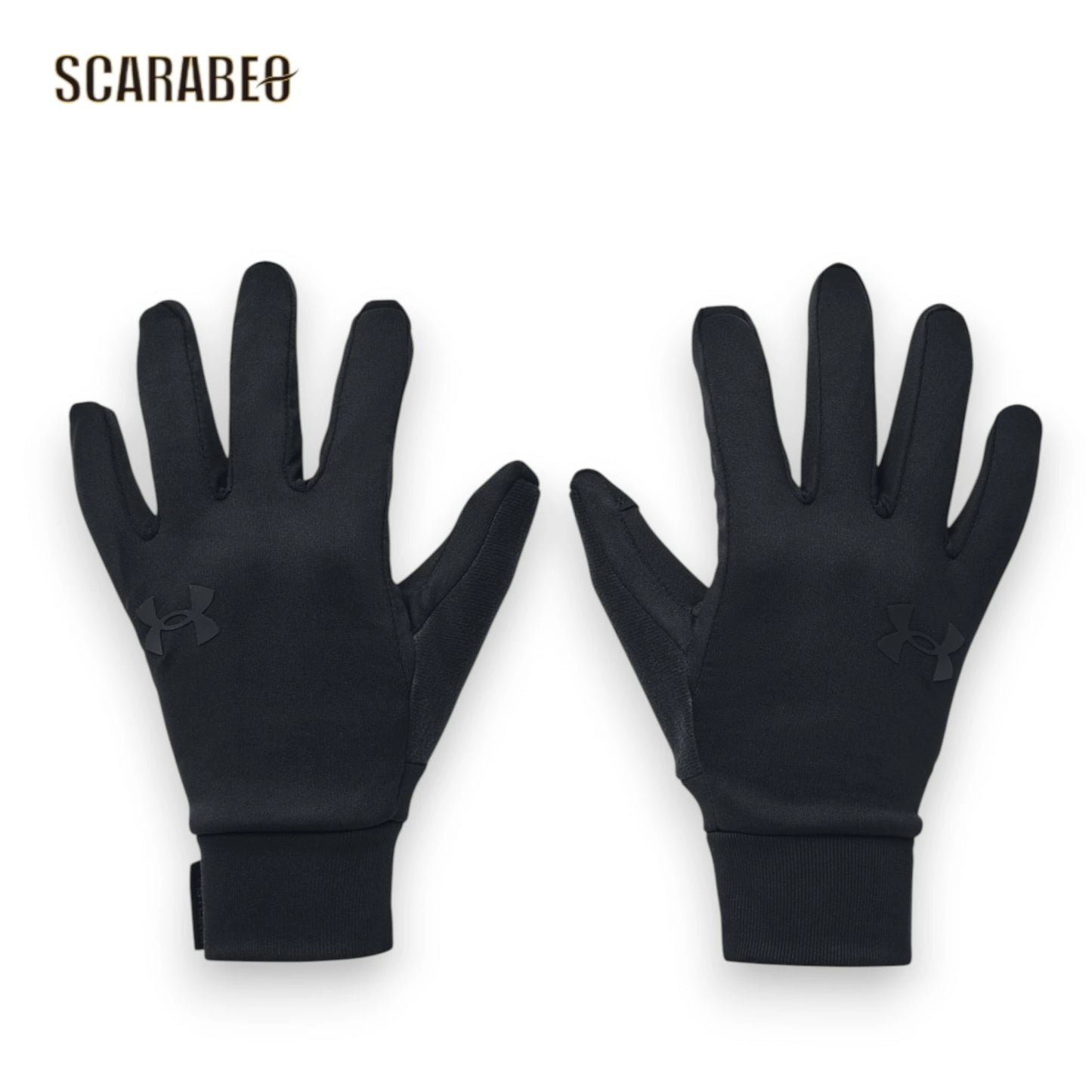 アンダーアーマー UAストーム ライナーグローブ メンズ トレーニング 手袋 防寒 タッチパネル対応 Black/Jet Gray 1377508