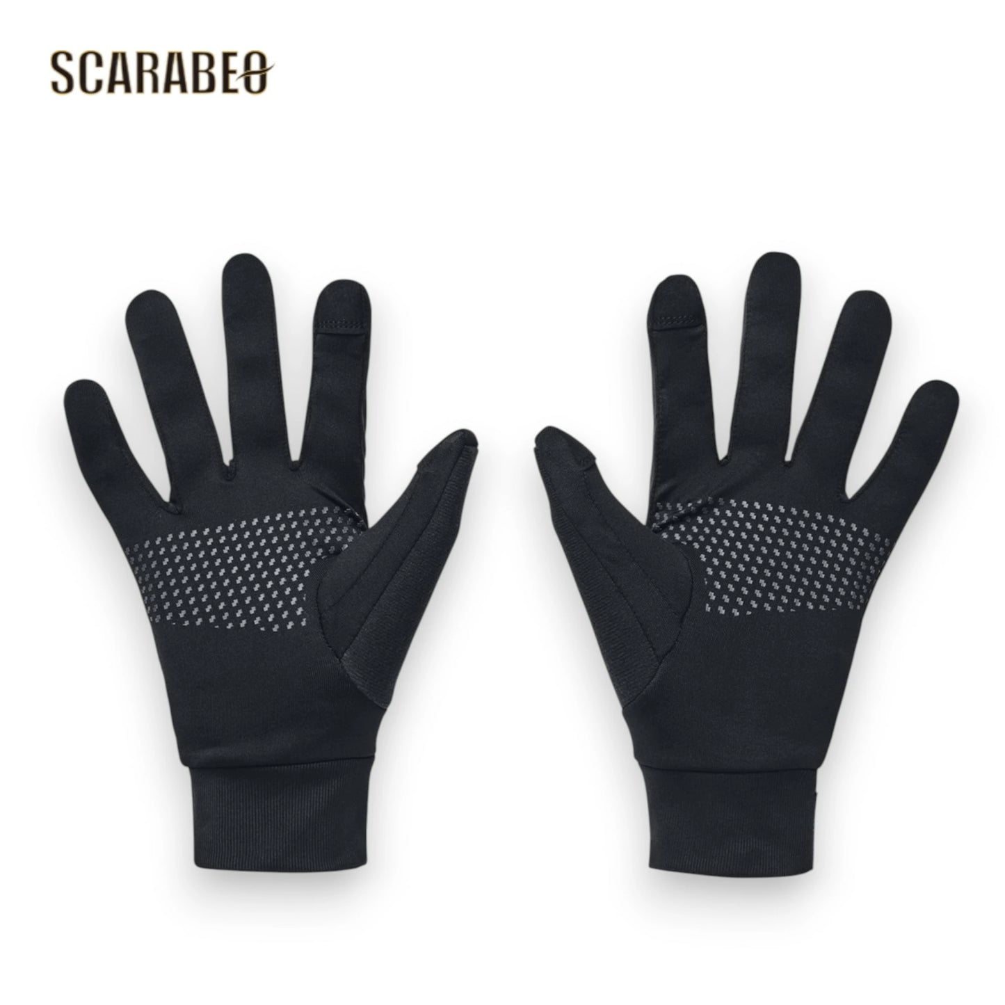 アンダーアーマー UAストーム ライナーグローブ メンズ トレーニング 手袋 防寒 タッチパネル対応 Black/Jet Gray 1377508