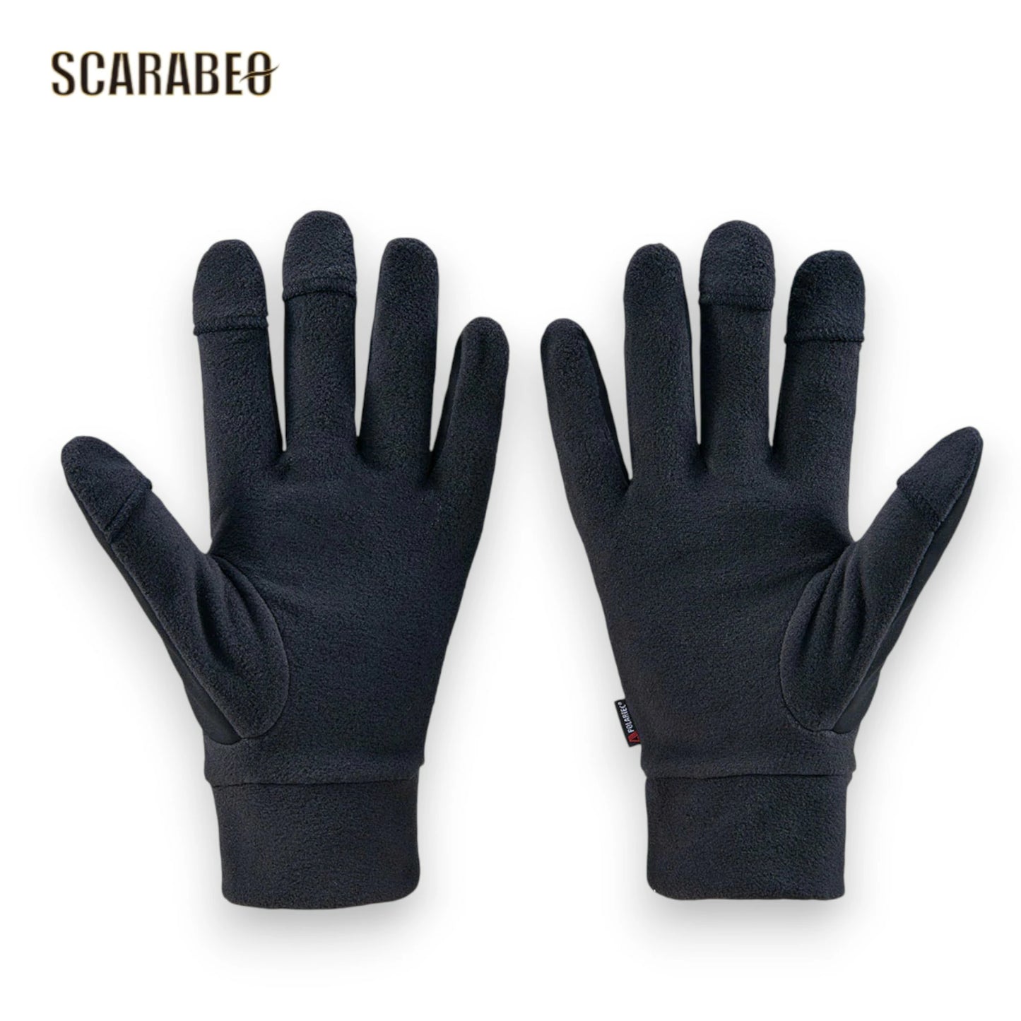 ZETT by BEAMS DESIGN 防寒手袋 フリース 手袋 指出し可能 メンズ BG51114BD ブラック bg51114bd