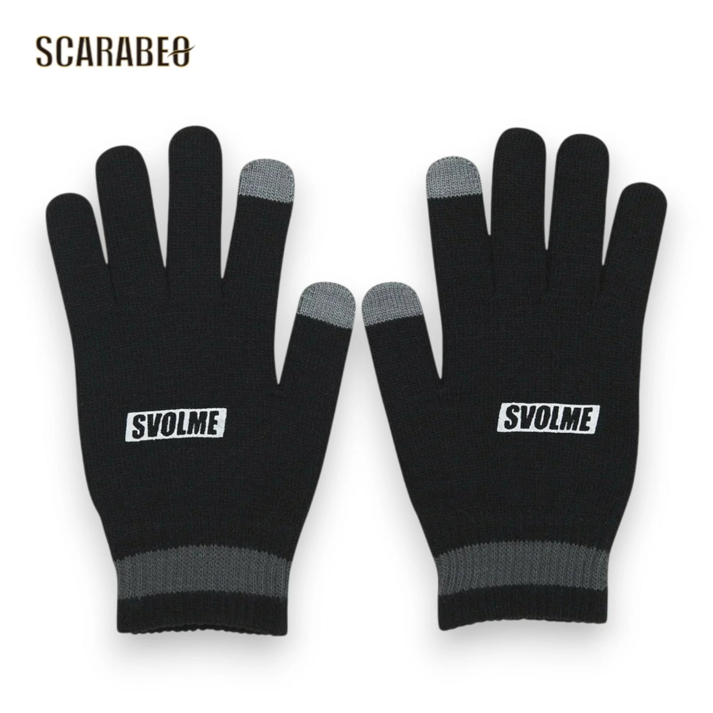 スボルメ ニットグローブ 手袋 フットサル サッカー 防寒 秋冬 メンズ レディース NAVY BLACK 32 10 SVOLME 1223-01229