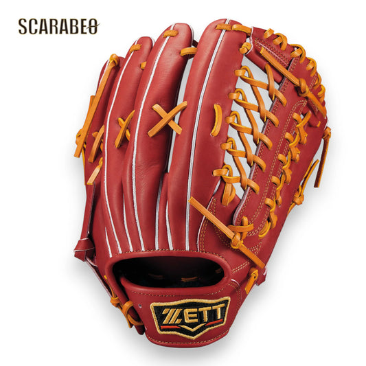 野球 グローブ 軟式 ゼット ZETT プロステイタス 外野手用 右投げ BRGB30277G-4036 ボルドーブラウン×オークブラウン 天然皮革 小指2本入れ 2025年秋冬モデル brgb30277g-4036
