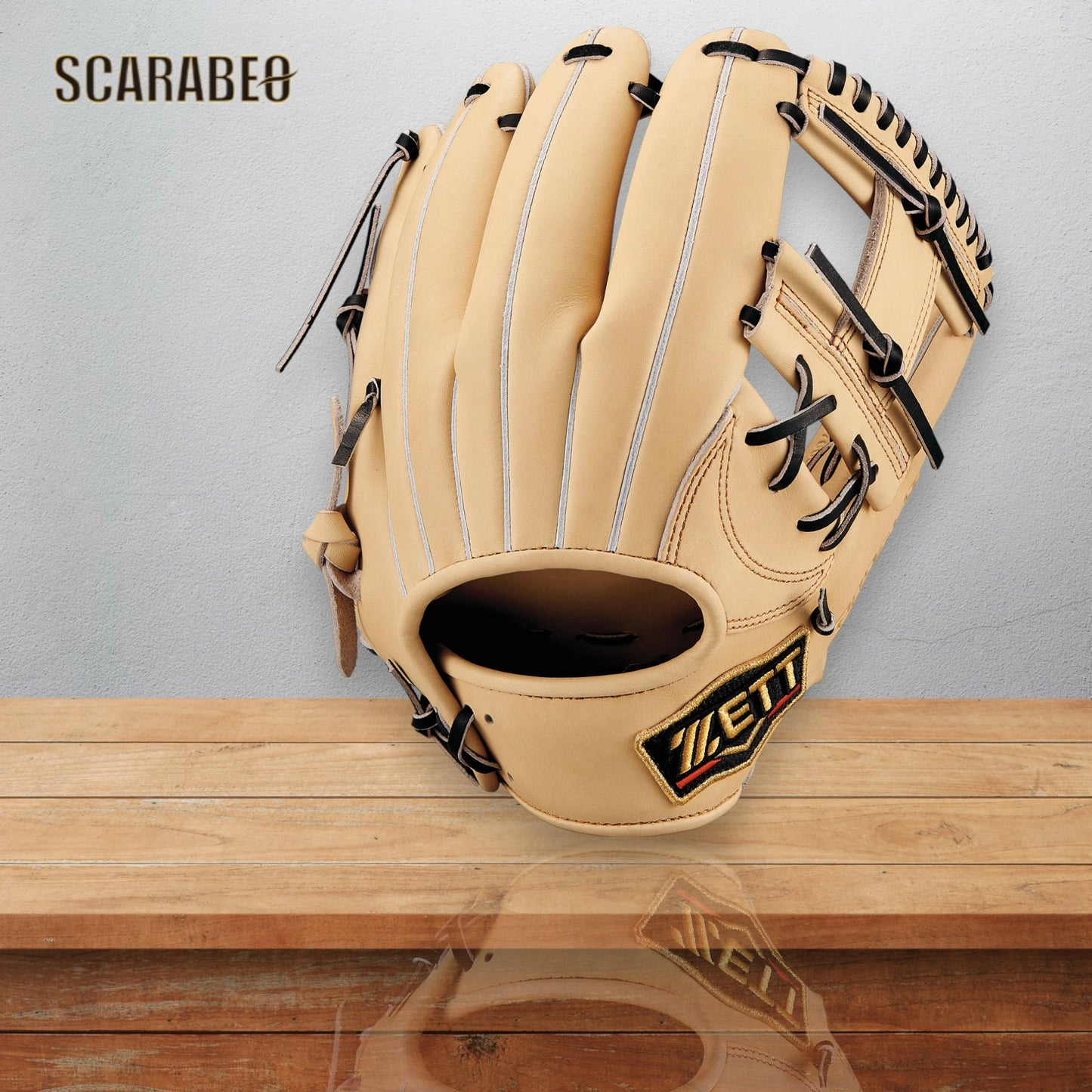 野球 グローブ 軟式 ZETT ゼット プロステイタス 二塁手 遊撃手 用 今宮タイプ 右投用 LH BRGB30766G-3219 パステルブラウン×ブラック 天然皮革 軟式グラブ 挟み捕り 小指2本入れ可能 brgb30766g-3219