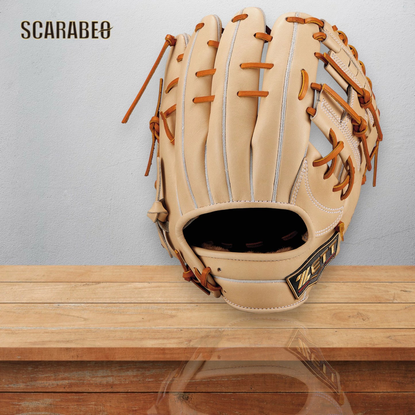 ゼット ZETT 軟式グローブ プロステイタスSEシリーズ 内野 二塁手 遊撃手 用 源田タイプ 右投用 BRGB565SG パステルブラウン×オークブラウン 天然皮革 牛革 軟式用 野球 野手用グラブ 小指2本入れ コンパクトポケット brgb565sg-3236