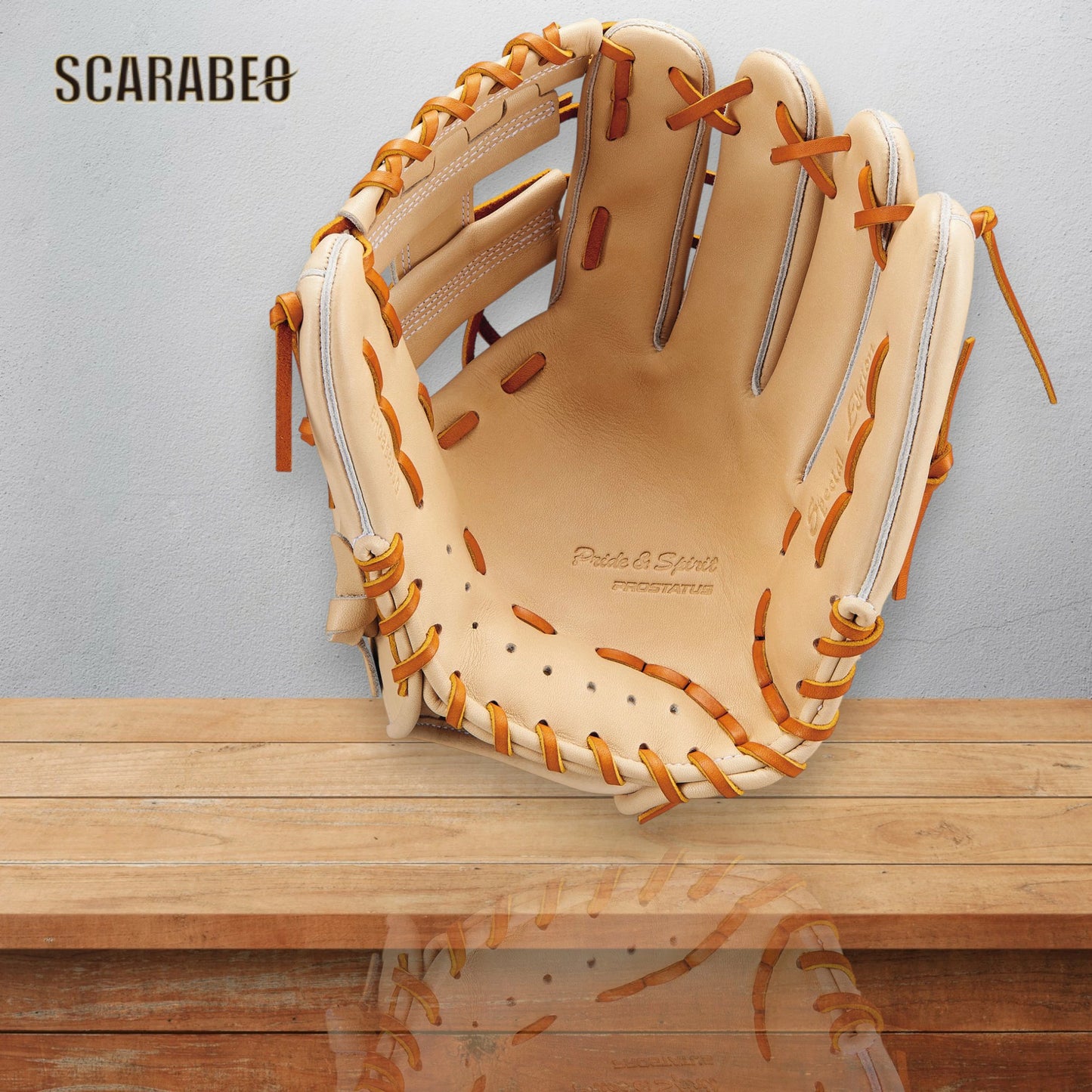 ゼット ZETT 軟式グローブ プロステイタスSEシリーズ 内野 二塁手 遊撃手 用 源田タイプ 右投用 BRGB565SG パステルブラウン×オークブラウン 天然皮革 牛革 軟式用 野球 野手用グラブ 小指2本入れ コンパクトポケット brgb565sg-3236