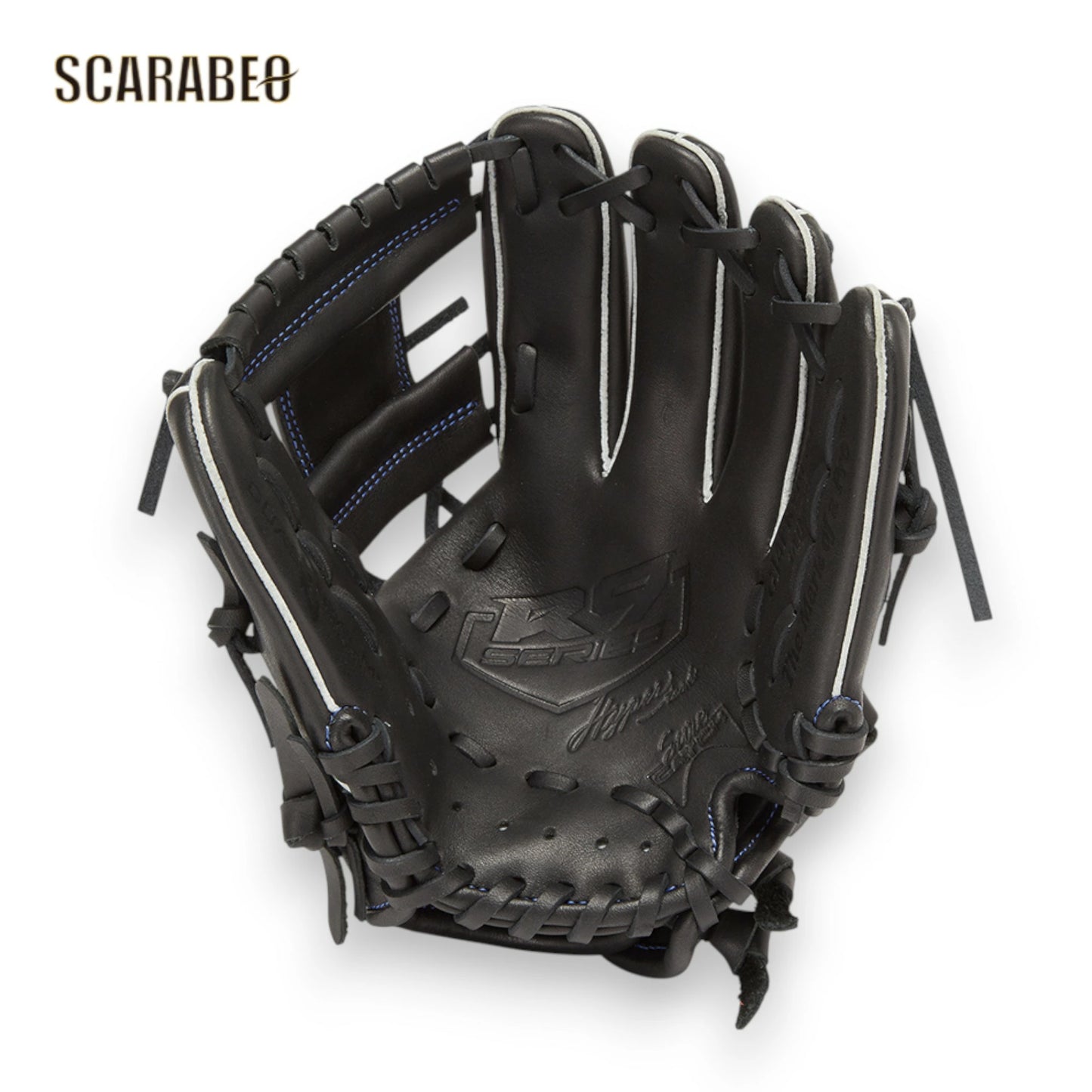 ローリングス ジュニア 軟式グローブ HYPER TECH R9 SERIES オールラウンド用 GJ4FR9BFSS 右投用 左投用 SSサイズ 少年野球 10インチ 天然皮革 柔らかい 手にフィット ブラック gj4fr9bfss