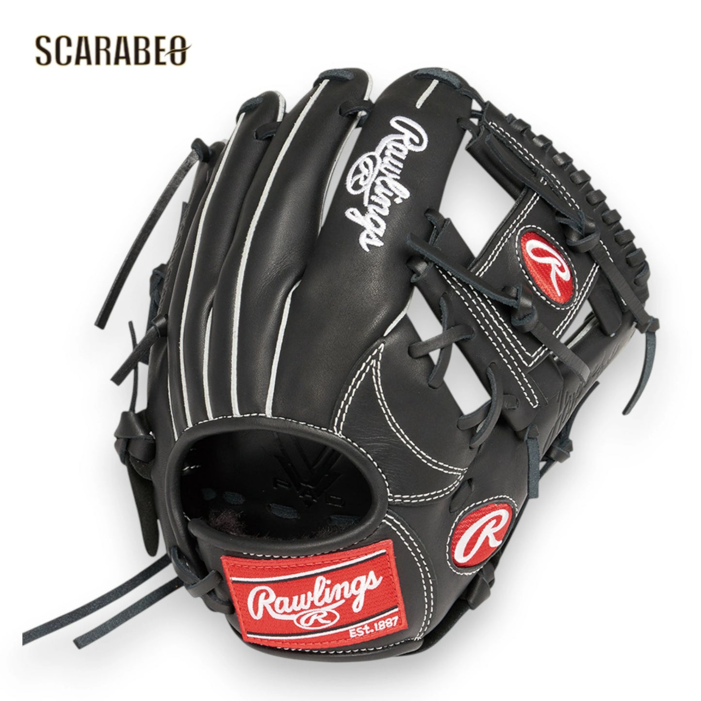 ローリングス Rawlings 野球 ジュニア 少年軟式グローブ オールラウンド用 ハイパーT R9 GJ4FR9G9M 右投用 左投用 Mサイズ 天然皮革 ブラック 少年野球 柔らかい フィット感 痛くない