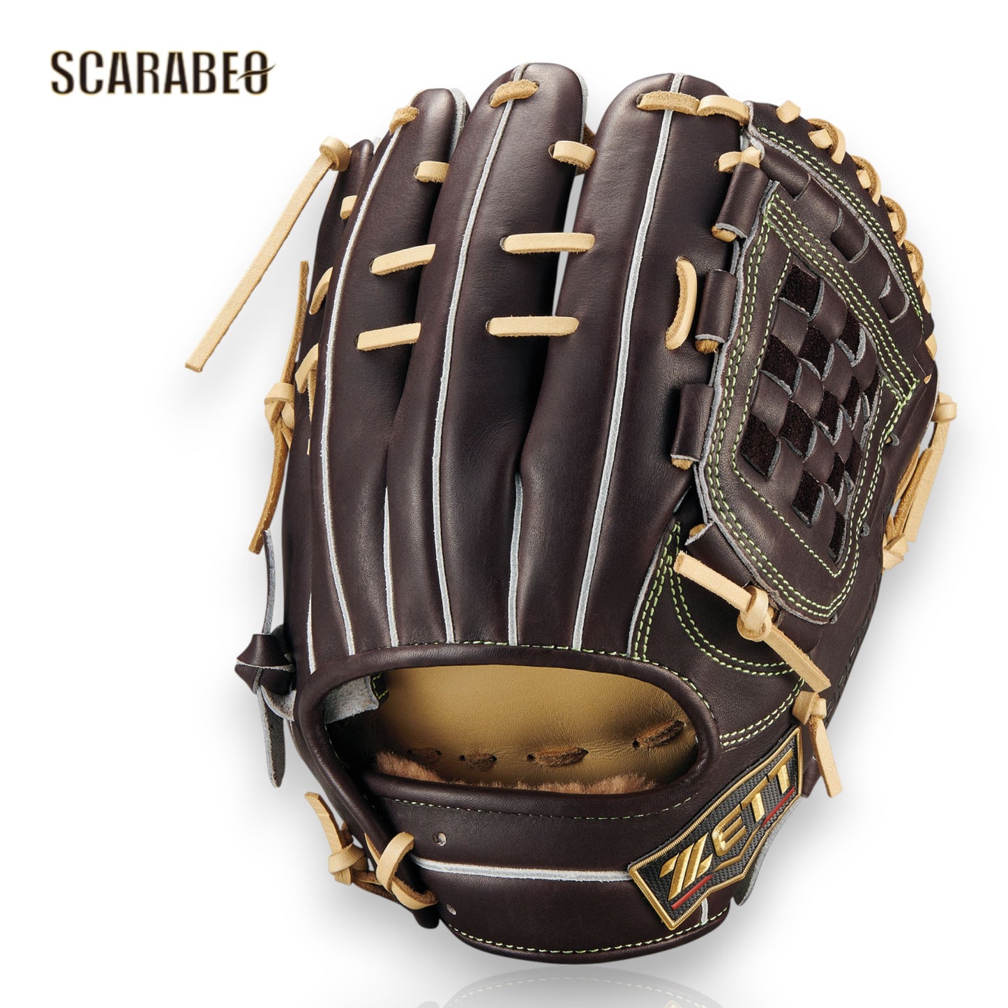 野球 グローブ ゼット プロステイタスSE 軟式 グラブ 内野手用 一般 大人用 限定モデル BRGB564SQ ZETT 小指2本入れ 306型 サイズ4 国産牛革 天然皮革 3732P ブラウン×パステルブラウン brgb564sq