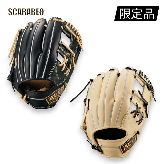 野球 グローブ ゼット プロステイタスSE 軟式 内野手用 今宮選手モデル 一般 大人用 国産牛レザー Hベルト WEB BRGB765S ZETT セカンド ショート 1932P／3219K brgb765s