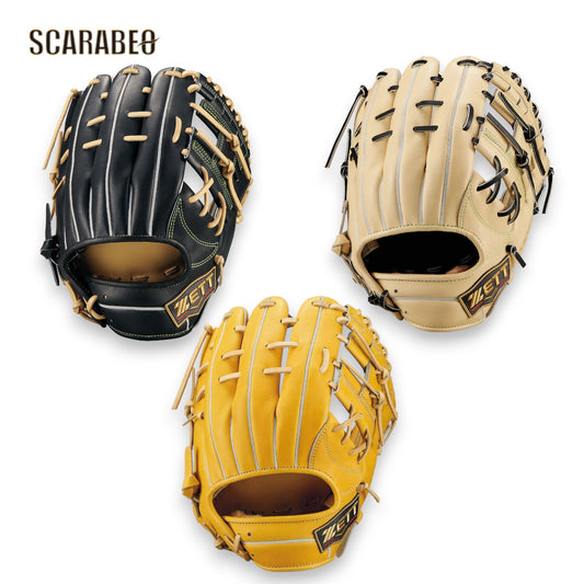 野球 グローブ ゼット プロステイタスSE 軟式 内野手用 一般 大人用 BRGB565S ZETT 小指2本入れ 国産牛レザー 限定モデル セカンド ショート サイズ4 1932／3219／5432