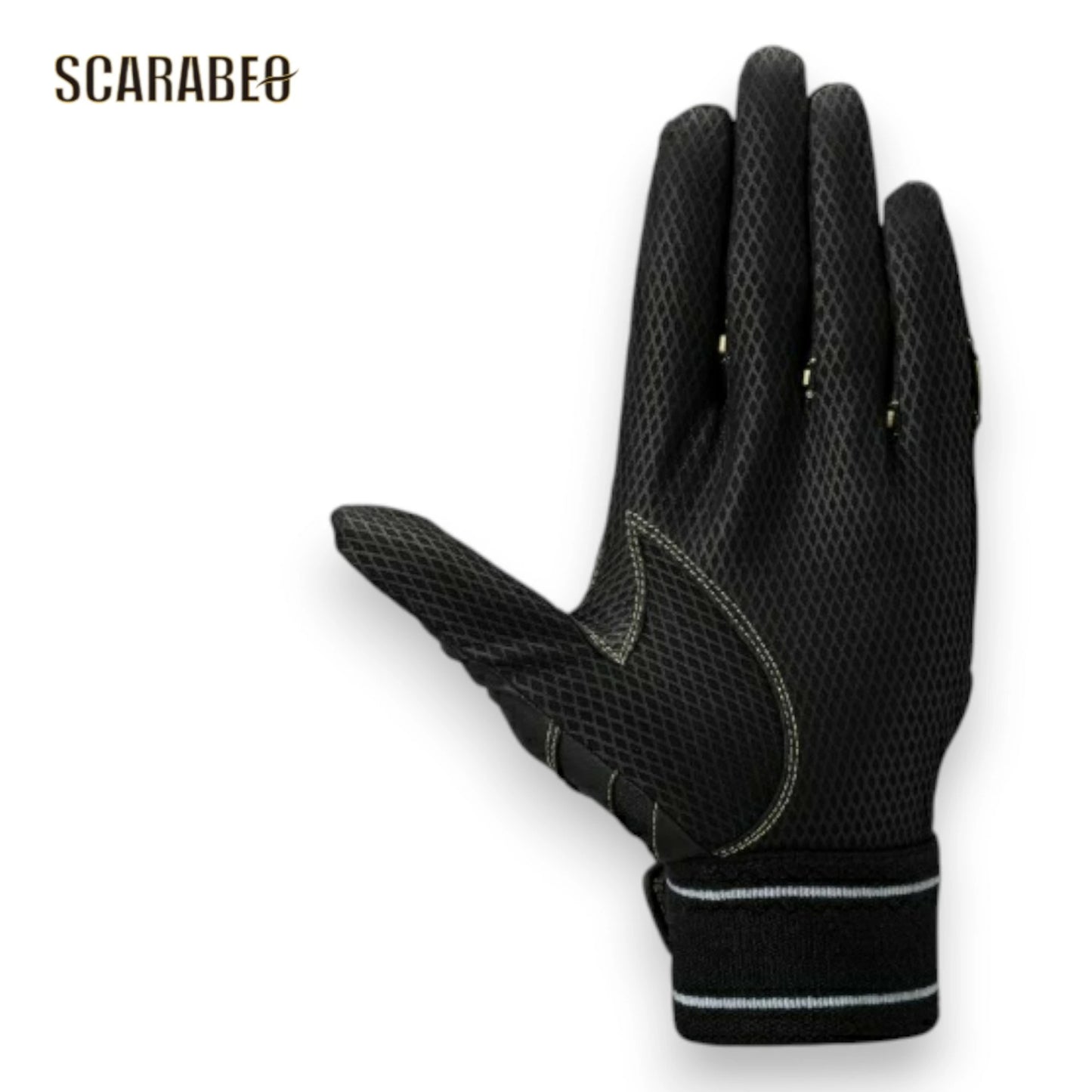 ミズノ 野球 グローブ 両手用 ミズノプロ シリコンパワーアークI＋ ブラック×ゴールド MIZUNO パワーグリップ 打撃用 手袋 高性能 1ejea85050