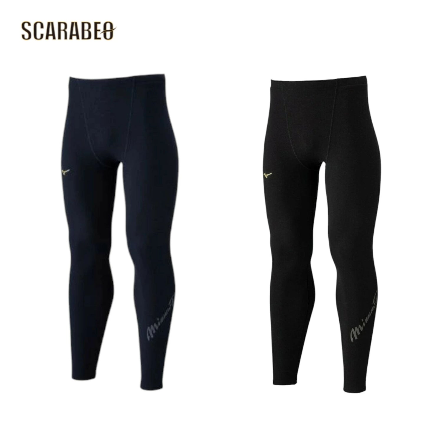 ミズノプロ ブレスサーモ ロングタイツ ユニセックス 吸湿発熱 秋冬用 S M L O XO ブラック ネイビー 日本製 12jbcx75