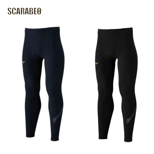 ミズノプロ ブレスサーモ ロングタイツ ユニセックス 吸湿発熱 秋冬用 S M L O XO ブラック ネイビー 日本製 12jbcx75