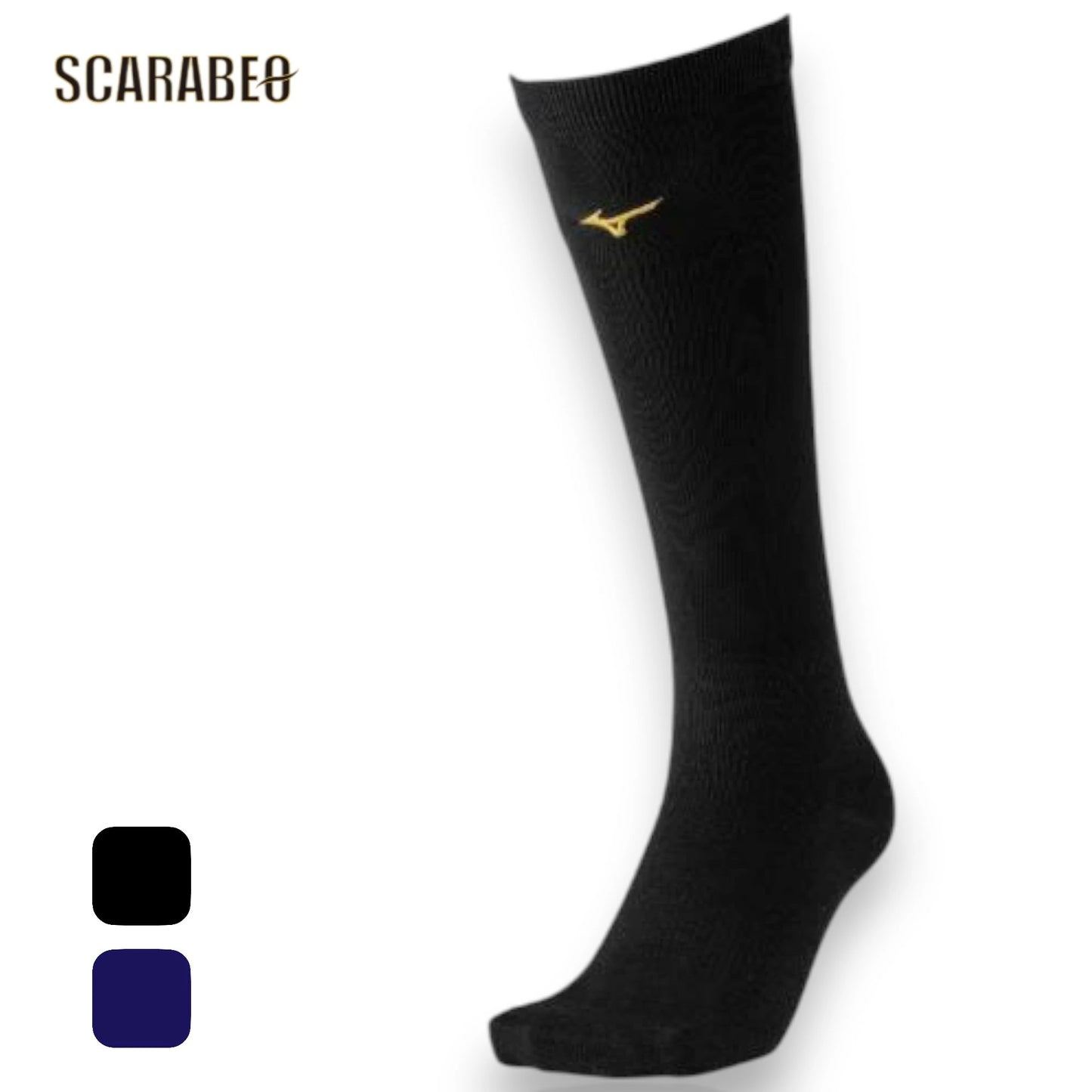 ミズノプロ ブレスサーモ アンダーストッキング ユニセックス 吸湿発熱 野球用 24-27cm 26-29cm ブラック ネイビー 12jxcu81