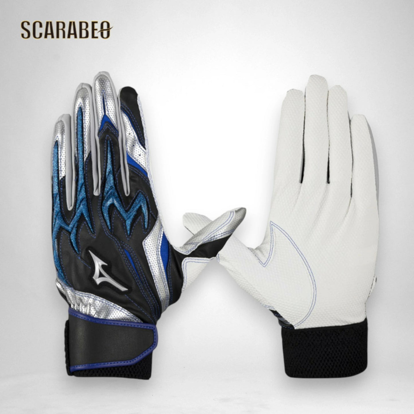 ミズノ バッティンググローブ シリコンパワーアークDI レプリカ 両手用 ジュニア ユニセックス 野球 バッティング手袋 限定カラー 1ejey560