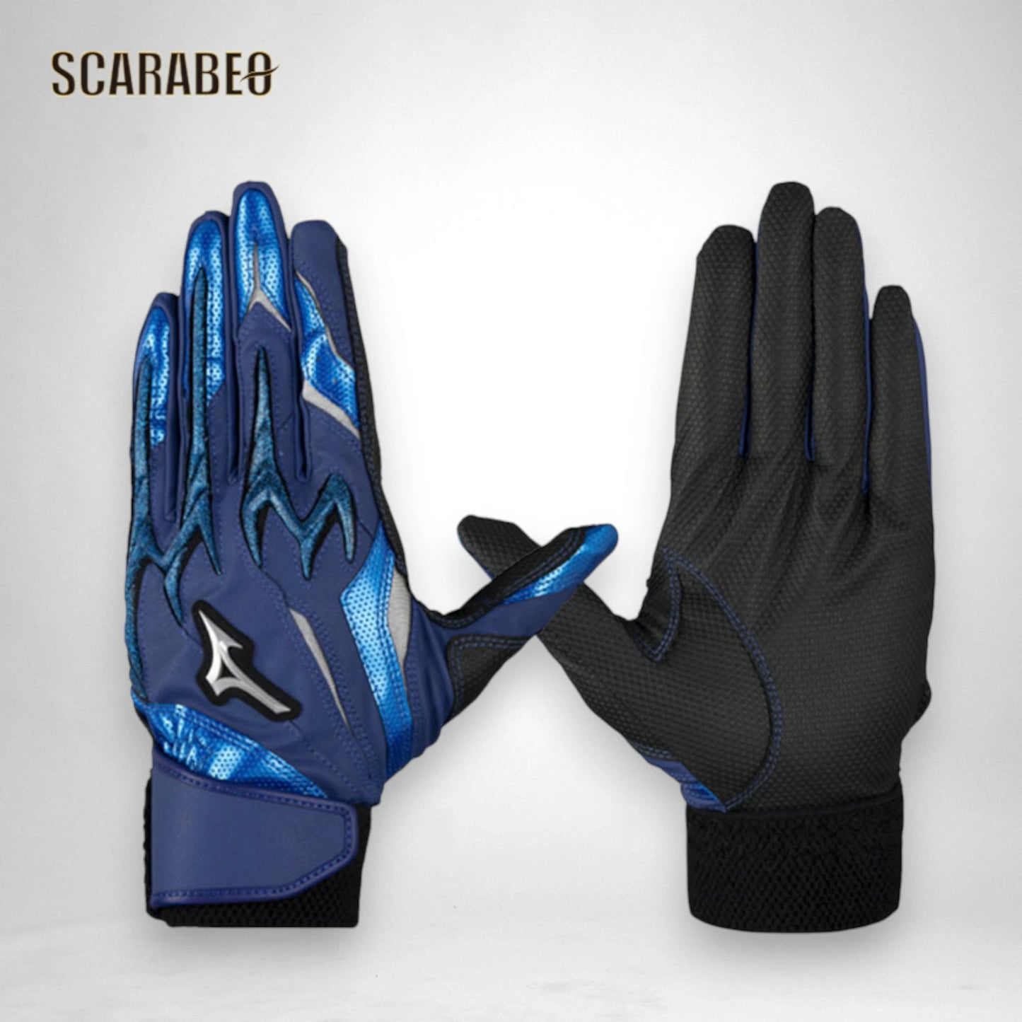 ミズノ バッティンググローブ シリコンパワーアークDI レプリカ 両手用 ジュニア ユニセックス 野球 バッティング手袋 限定カラー 1ejey560