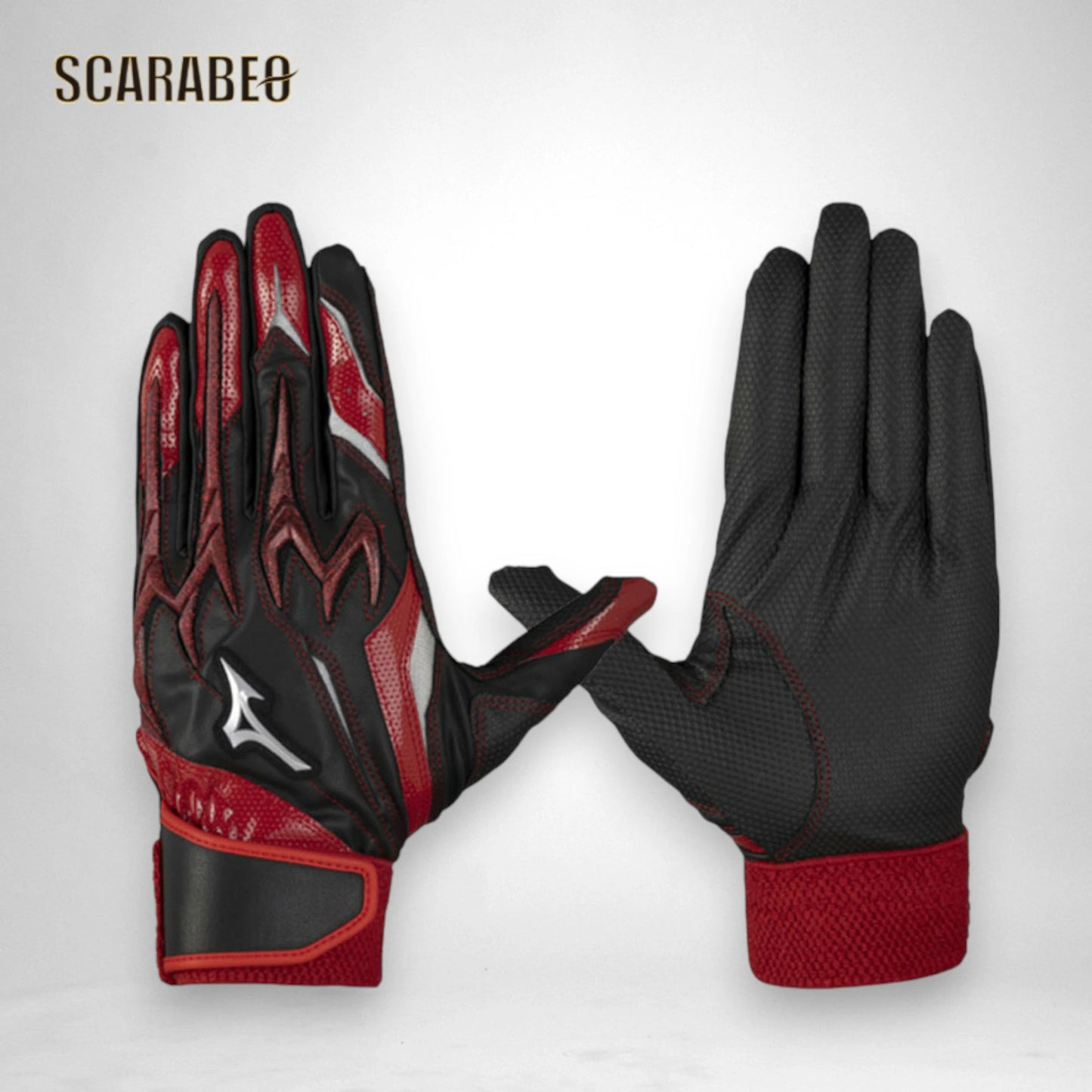 ミズノ バッティンググローブ シリコンパワーアークDI レプリカ 両手用 ジュニア ユニセックス 野球 バッティング手袋 限定カラー 1ejey560