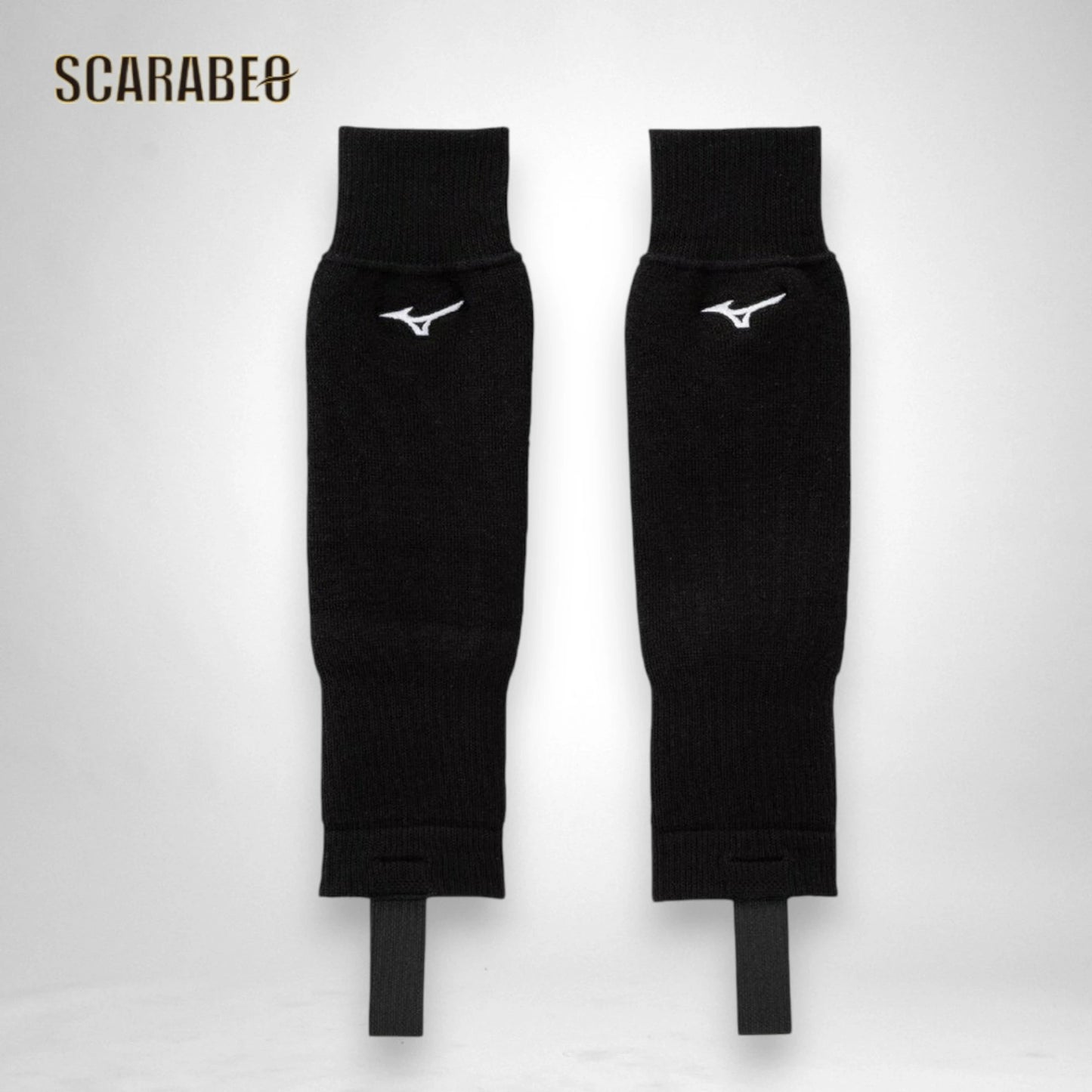 ミズノ ブレスサーモ レッグウォーマー 2枚組 ジュニア 発熱 足掛け ズレにくい 防寒 日本製 ブラック ネイビー 12jycu52