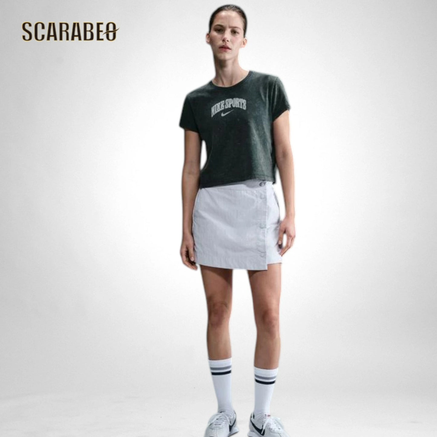 ナイキ レディース 半袖 Tシャツ NSW PNX WASH S/S コットン100％ スポーツウェア トレーニング ジョギング ウィメンズ NIKE ターコイズブルー ネイビー オフホワイト IB7334 ib7334