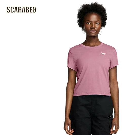 ナイキ ウィメンズ NSW クラブ 半袖 Tシャツ HF9457-646 レディース コットン100％ カジュアル トレーニング ピンク エレメンタルピンク AS W NSW CLUB SS TEE HBR MD hf9457