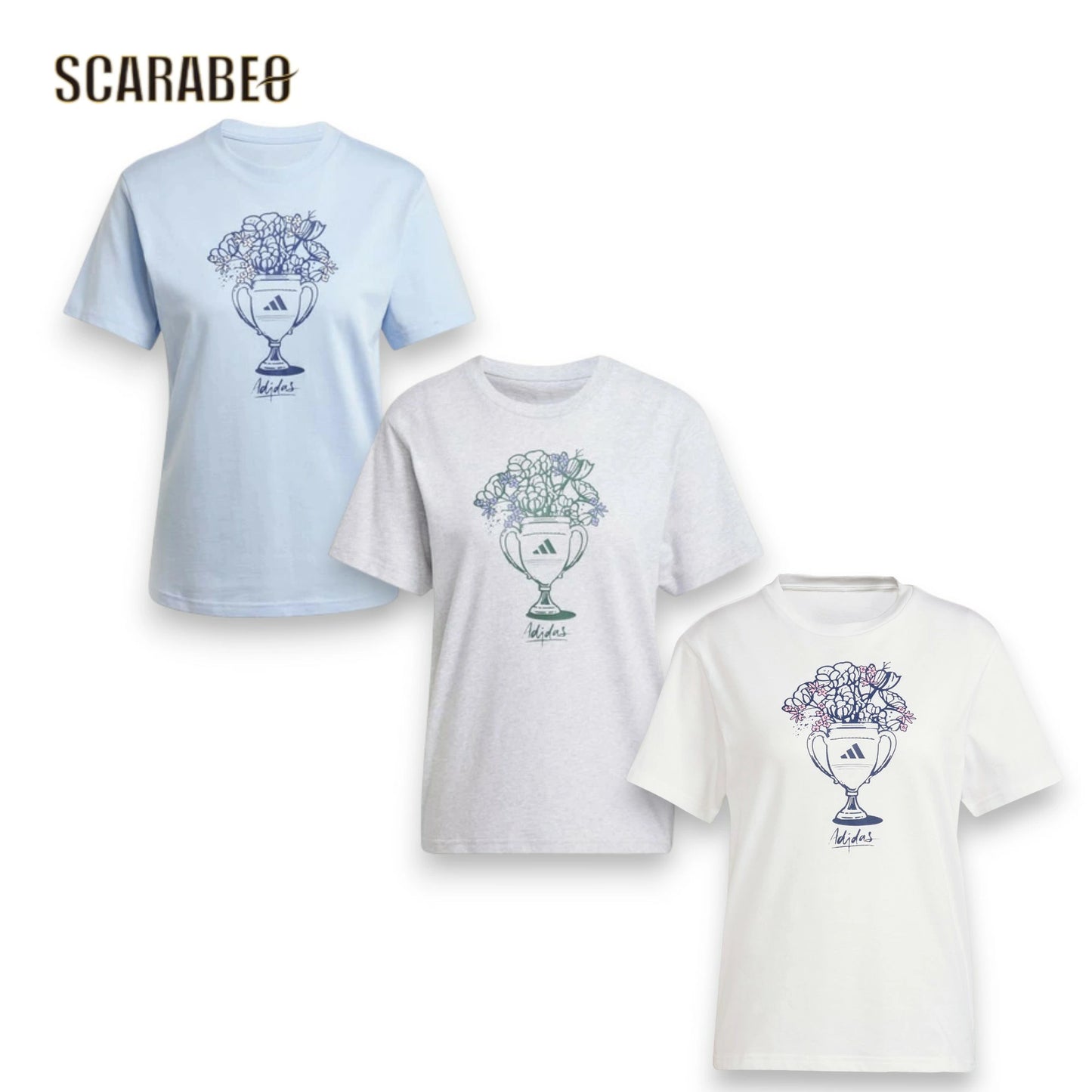 adidas アディダス レディース 半袖 Tシャツ Tech Illustrate Graphic コットンTシャツ 女性用 トップス カジュアル スポーツ JJ9126 JN9127 ホワイト グローブルー kqk42