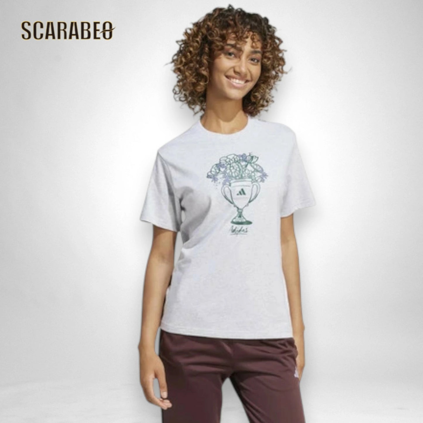 adidas アディダス レディース 半袖 Tシャツ Tech Illustrate Graphic コットンTシャツ 女性用 トップス カジュアル スポーツ JJ9126 JN9127 ホワイト グローブルー kqk42