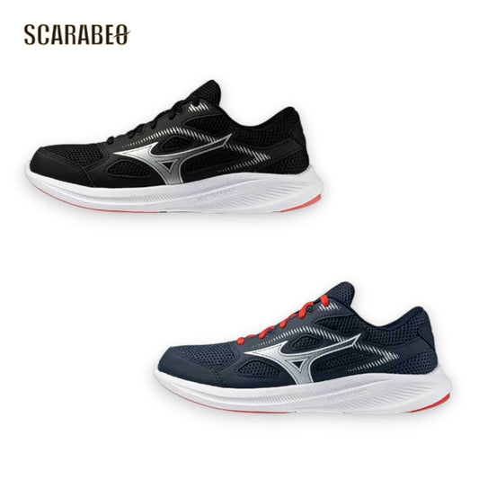 ミズノ ランニングシューズ マキシマイザー27 ウィメンズ K1GA2501 レディース 幅広 3E 軽量 クッション 日常履き ウォーキング ブラック ネイビー k1ga2501