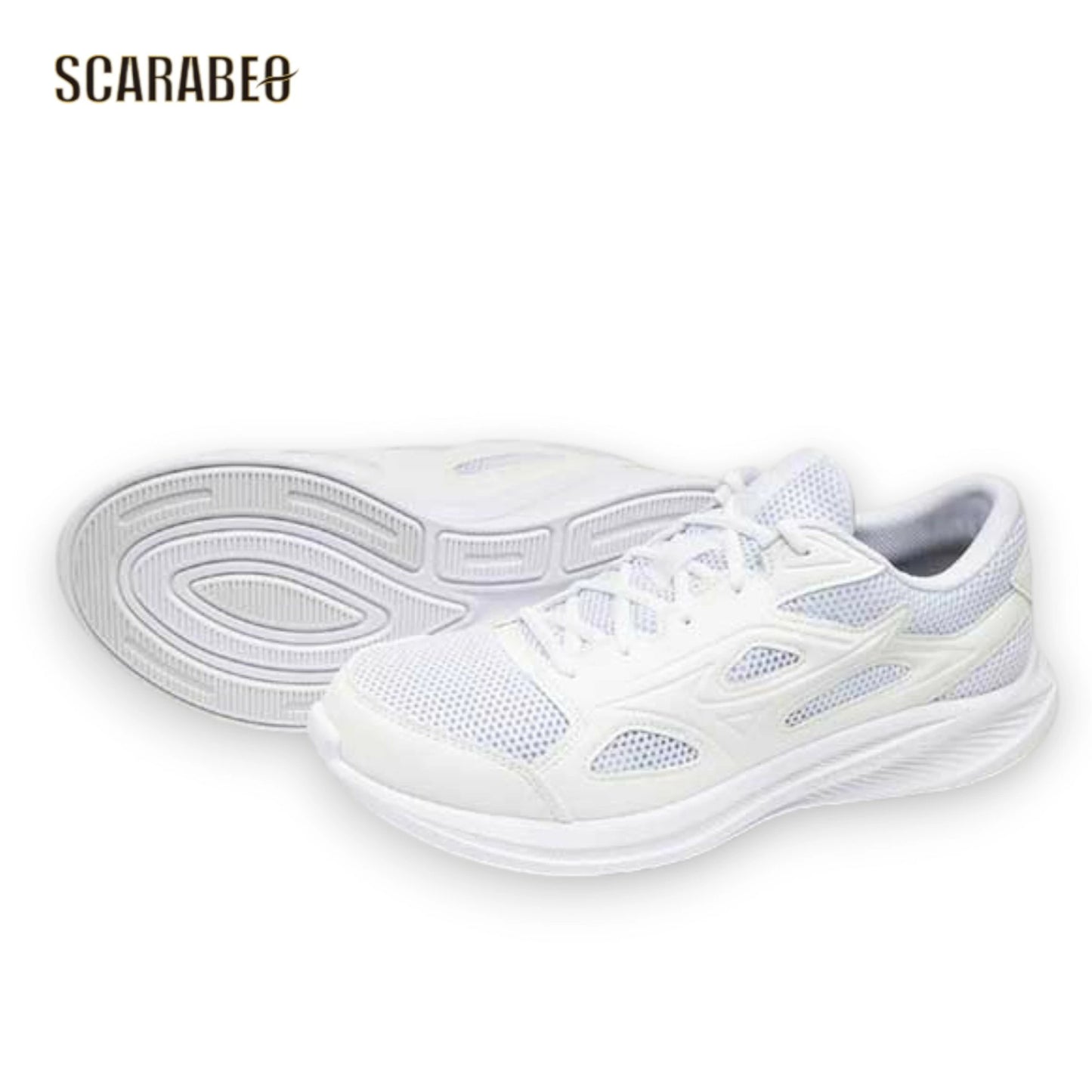 ミズノ 通学シューズ マキシマイザー27 ユニセックス K1GA2502 ホワイト 幅広 3E 軽量 ランニングシューズ 学生 通学用 21～30cm k1ga2502