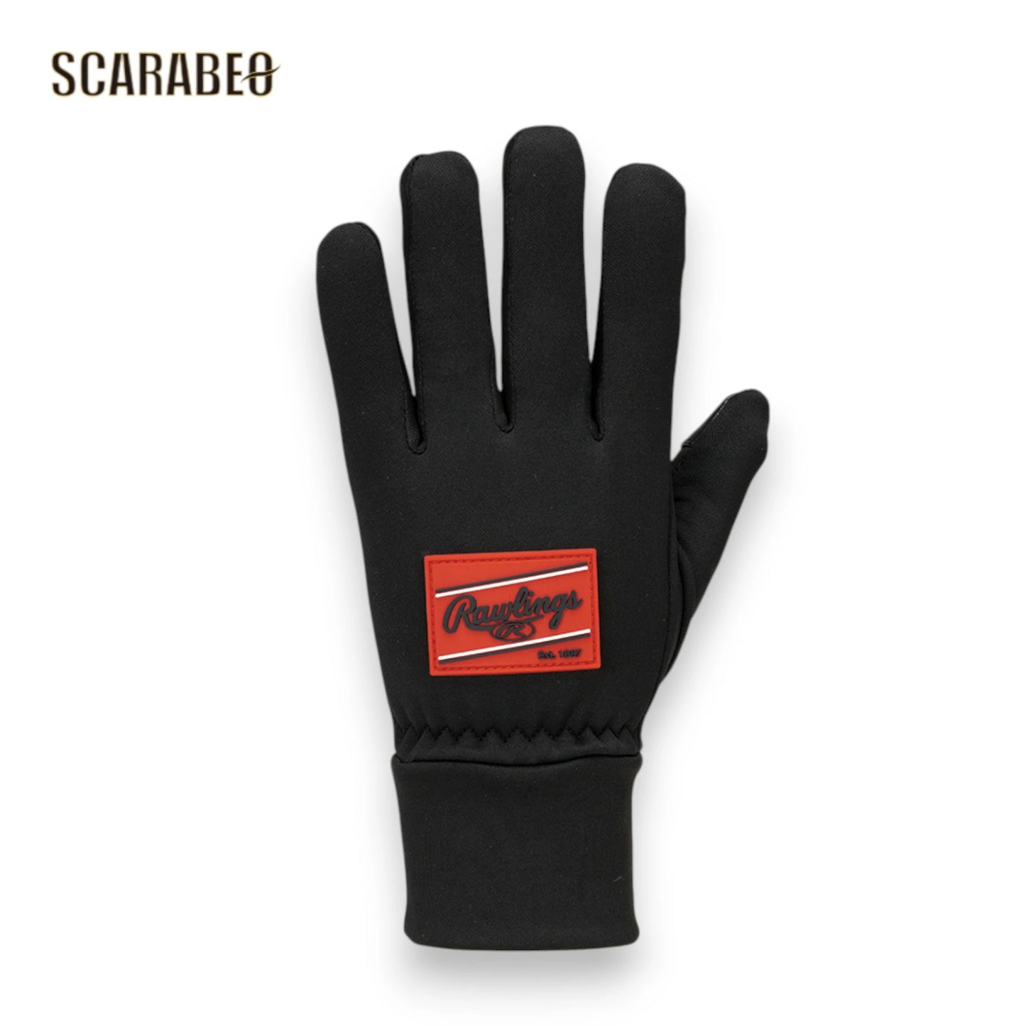 ローリングス Rawlings フリース手袋 EAC15F06 野球 防寒 スマホ対応 裏起毛 メンズ レディース 手袋 eac15f06