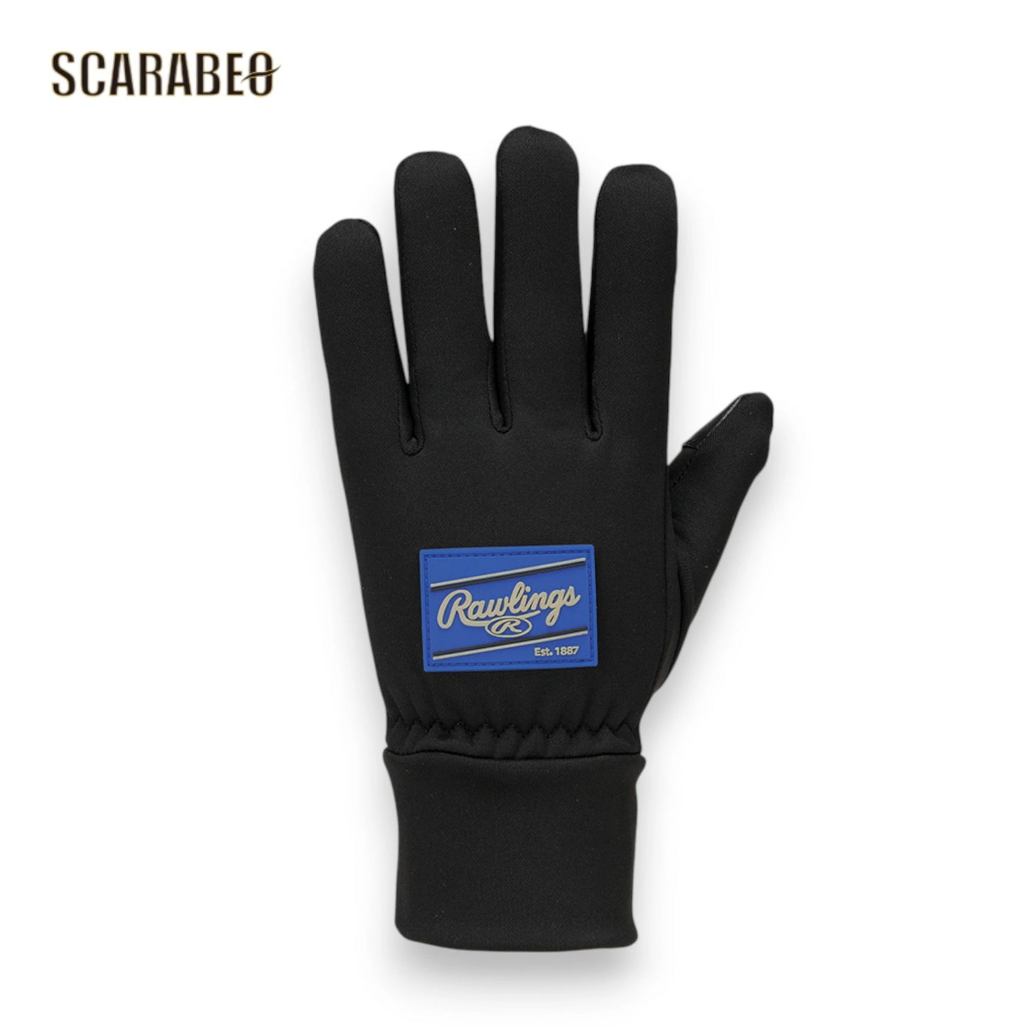 ローリングス Rawlings フリース手袋 EAC15F06 野球 防寒 スマホ対応 裏起毛 メンズ レディース 手袋 eac15f06