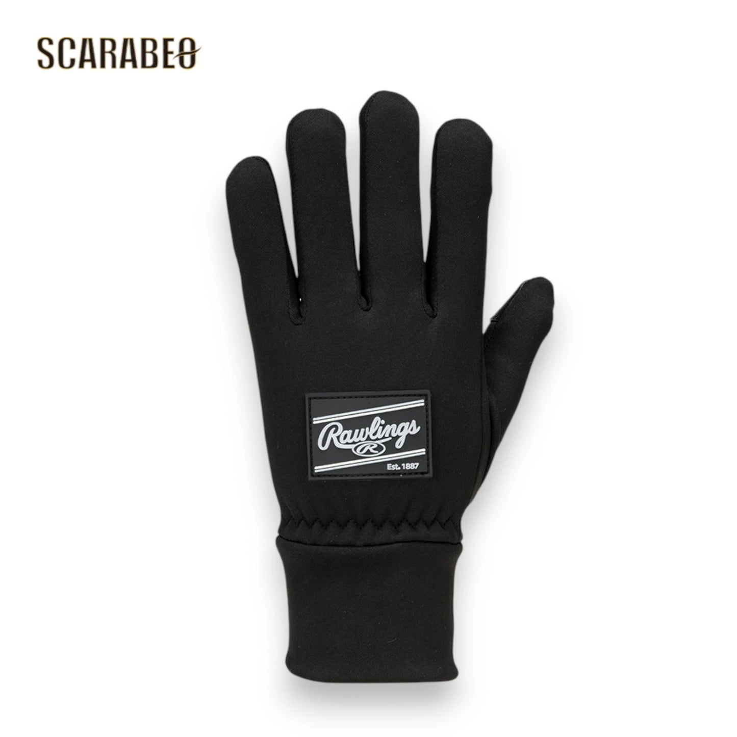 ローリングス Rawlings フリース手袋 EAC15F06 野球 防寒 スマホ対応 裏起毛 メンズ レディース 手袋 eac15f06