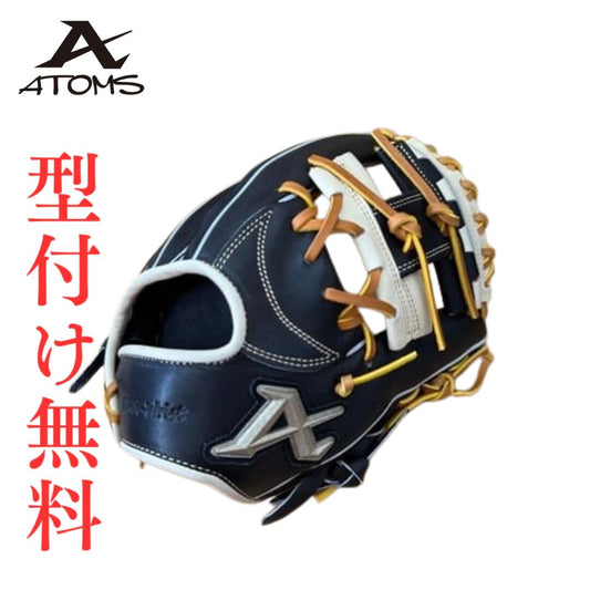 アトムズ ATOMS 軟式 グローブ 内野手用 2025年モデル NATIONAL LINE 021型 ACN-021 大人 一般 中学軟式 右投用 ステアレザー 軟式グラブ acn-021