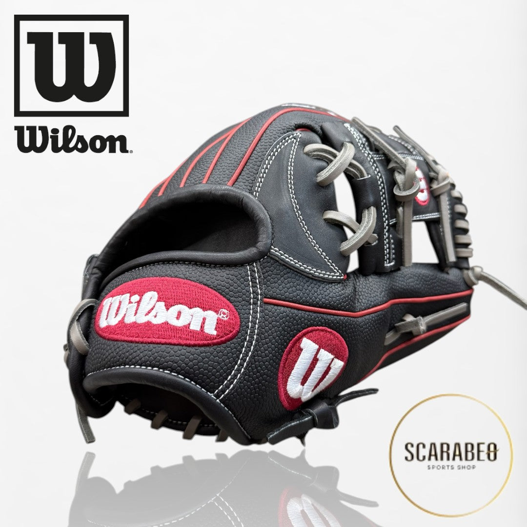 ウィルソン Wilson 軟式グローブ 内野手用 D-MAX DUAL 87型 右投げ用 外崎モデル ブラック×ブラックSS WBW103864 軟式用グラブ USAオリジナル MLB人気 wbw103864