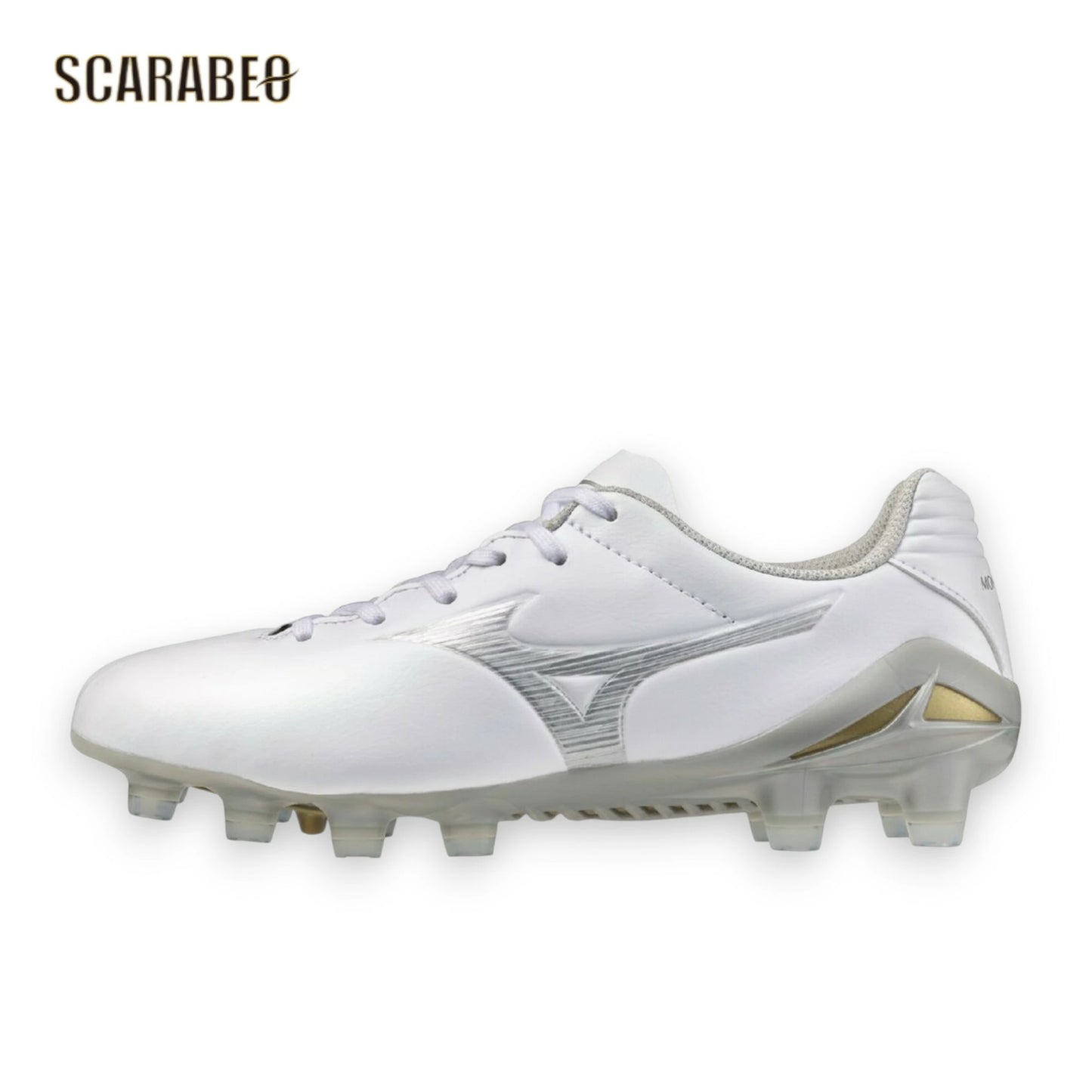 【予約販売】ミズノ MIZUNO モナルシーダNEO III PRO Jr サッカースパイク ジュニア 2E 軽量 モレリアネオ魂 ノンステッチ人工皮革 天然芝・土・人工芝対応 固定式 ゼログライドライトインソール p1gb262004