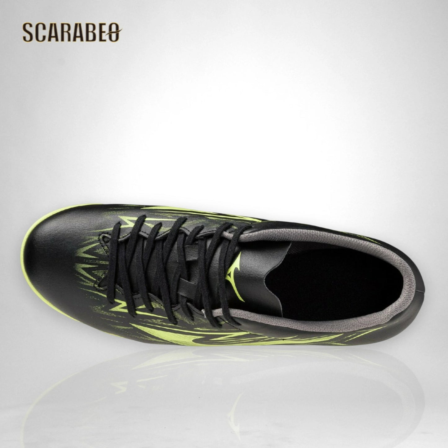 【予約販売】ミズノ MIZUNO モナルシーダ NEO 3 CLUB AS ブラック×イエロー フットサルシューズ ターフ ソフト人工皮革 ノンステッチ ワイドフィット メンズ レディース p1gd262745