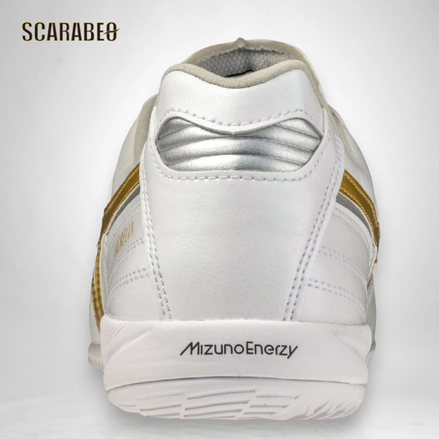 【予約販売】ミズノ モレリア SALA ELITE IN ホワイト×ゴールド フットサルシューズ インドアコート用 天然皮革 カンガルーレザー ユニセックス q1ga261250