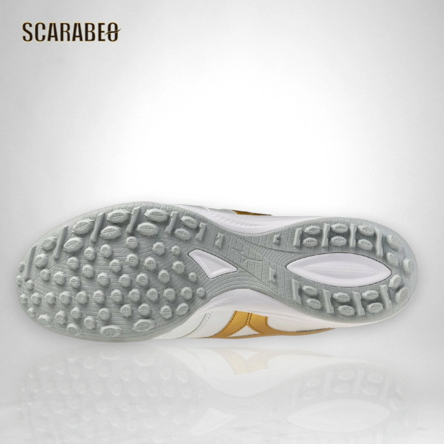 【予約販売】ミズノ モレリア SALA PRO TF ホワイト×ゴールド フットサルシューズ ターフコート用 マイクロファイバー人工皮革 ユニセックス q1gb261350