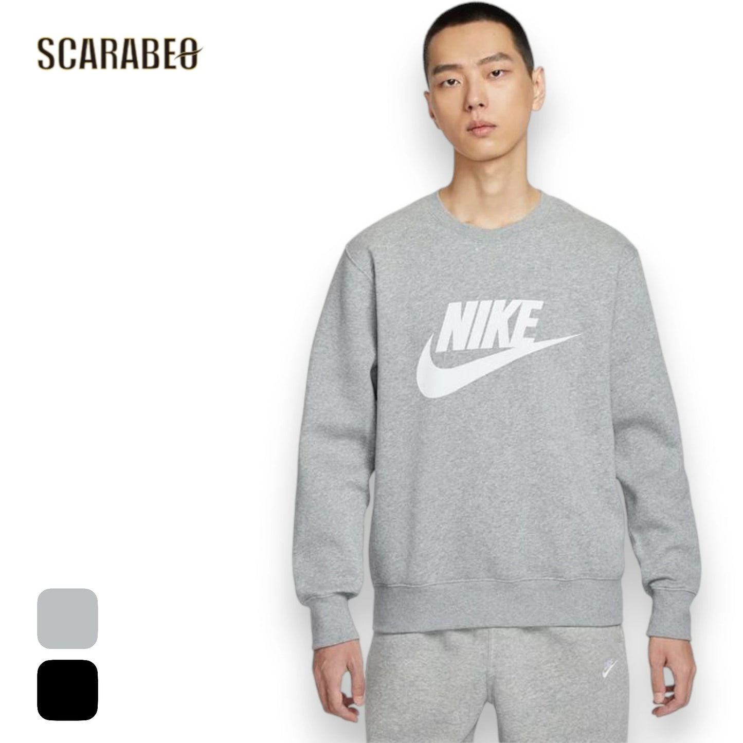 NIKE ナイキ スポーツウェア クラブ メンズ グラフィック フリース クルー スウェット トレーナー fn3891