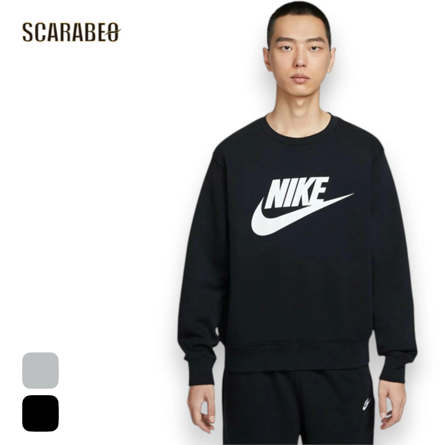 NIKE ナイキ スポーツウェア クラブ メンズ グラフィック フリース クルー スウェット トレーナー fn3891