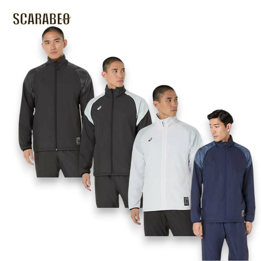 アシックス 裏トリコット グラフィック ウインドブレーカージャケット メンズ 防風 はっ水 保温 BACKWARM ASICS トレーニング ウェア 2031f175