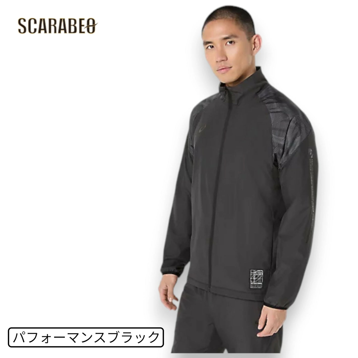 アシックス 裏トリコット グラフィック ウインドブレーカージャケット メンズ 防風 はっ水 保温 BACKWARM ASICS トレーニング ウェア 2031f175