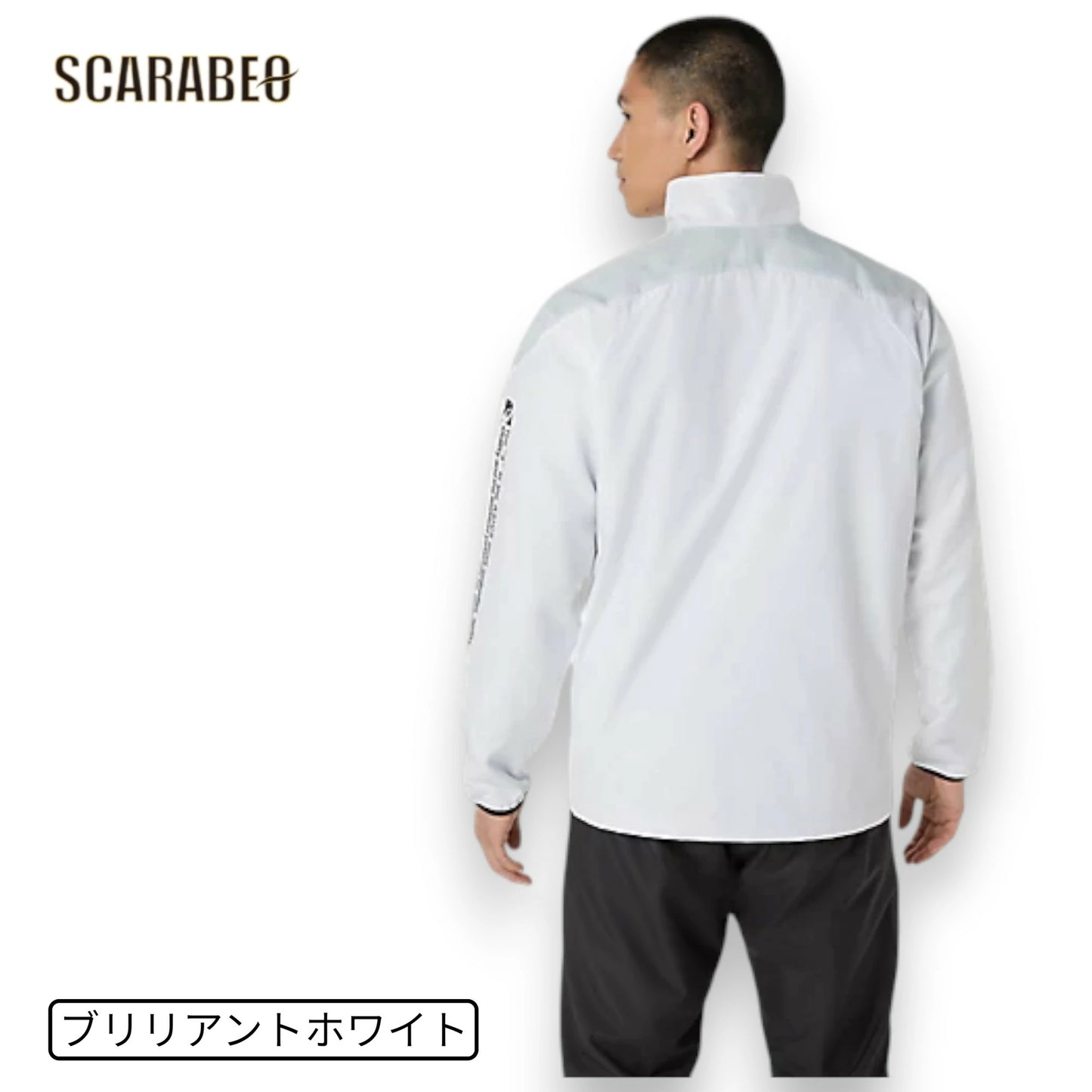 アシックス 裏トリコット グラフィック ウインドブレーカージャケット メンズ 防風 はっ水 保温 BACKWARM ASICS トレーニング ウェア 2031f175