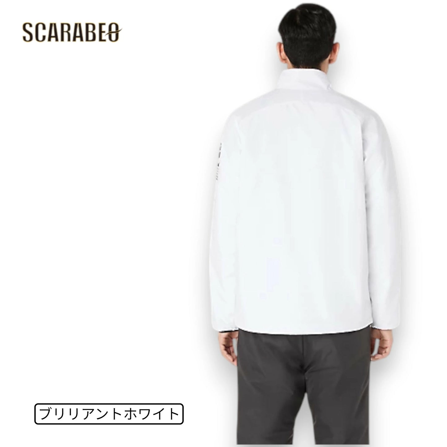 アシックス 中わた ウインドブレーカージャケット メンズ 防風 はっ水 保温 BACKWARM ASICS トレーニング 中綿ジャケット 2031f178