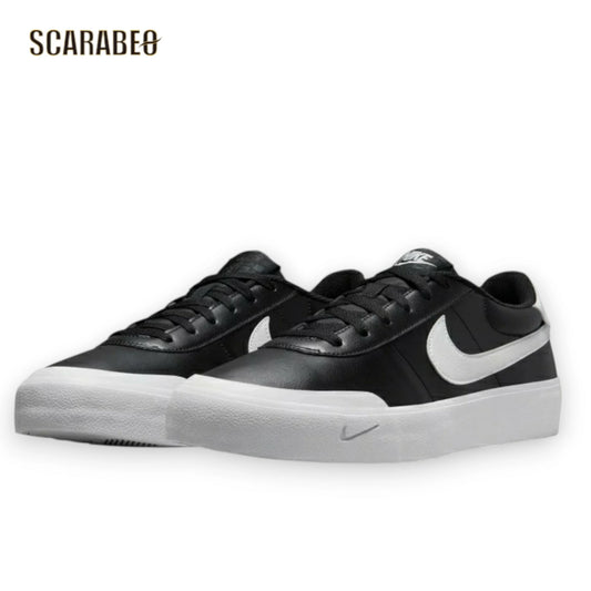 ナイキ コート ショット スニーカー メンズ レディース NIKE FQ8146-002 大人用 シューズ 靴 ブラック ホワイト 黒 白 カジュアル 通学 通勤 fq8146-002