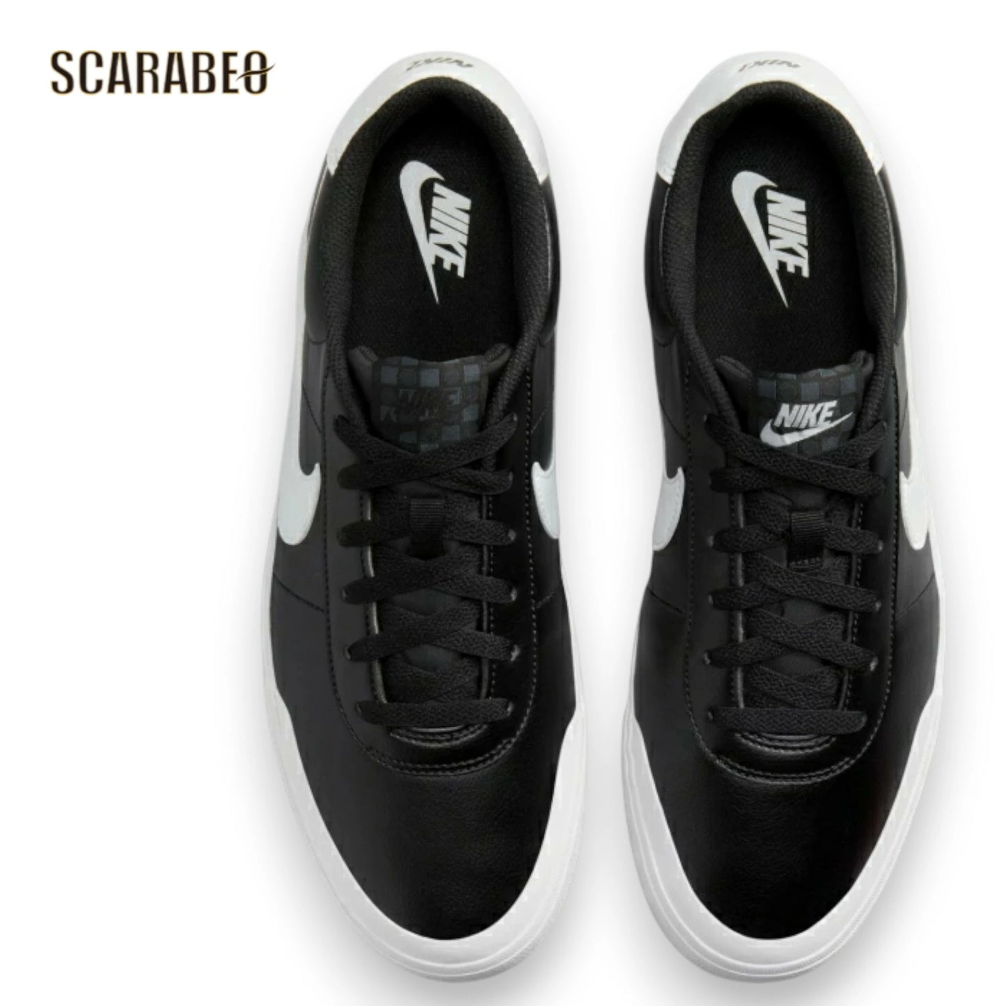 ナイキ コート ショット スニーカー メンズ レディース NIKE FQ8146-002 大人用 シューズ 靴 ブラック ホワイト 黒 白 カジュアル 通学 通勤 fq8146-002