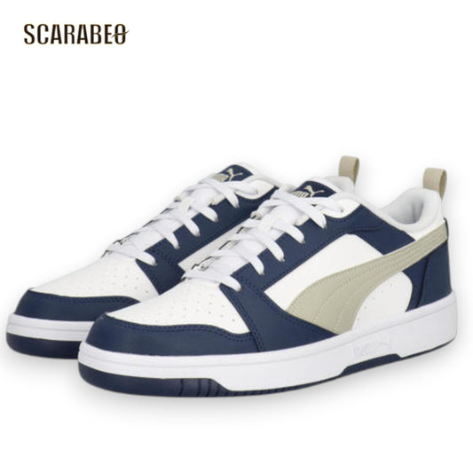 プーマ リバウンド V6 ロウ メンズ スニーカー PUMA REBOUND V6 LOW 392328 55 バッシュ風 ローカット シューズ カジュアル ストリート 392328-55