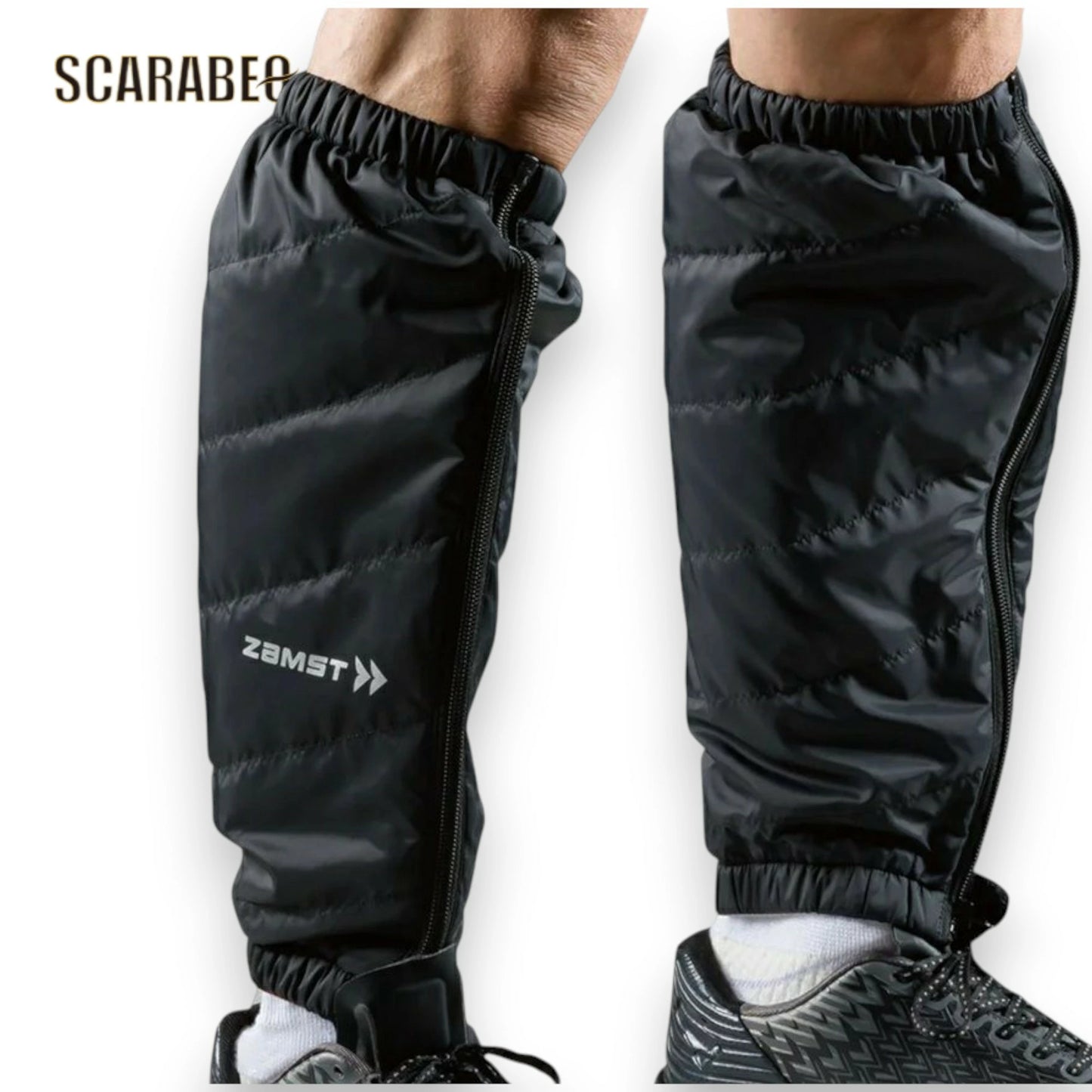 ZAMST ザムスト レッグウォーマー 388000 防寒 保温 撥水 フルオープン ファスナー付き フリーサイズ ジュニア対応 スポーツ 観戦 作業用 388000