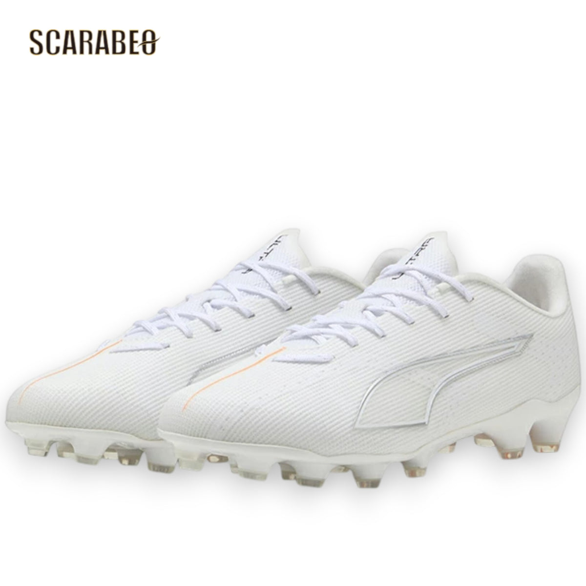 PUMA プーマ ウルトラ 6 プロ HG/AG サッカースパイク WHITE PACK ホワイト 土 人工芝 天然芝 対応 軽量 スピードモデル 108553-04